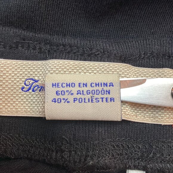 Tommy Bahama Mens Medium Black Lounge Pants Wide Leg - Picture 9 of 11